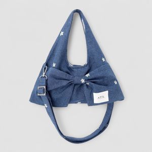 플레르 루 드로잉 워싱 미니 보우백 _ [블루]