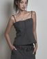 Suit Bustier Top (gray)