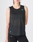 Womens Mesh Singlet Black