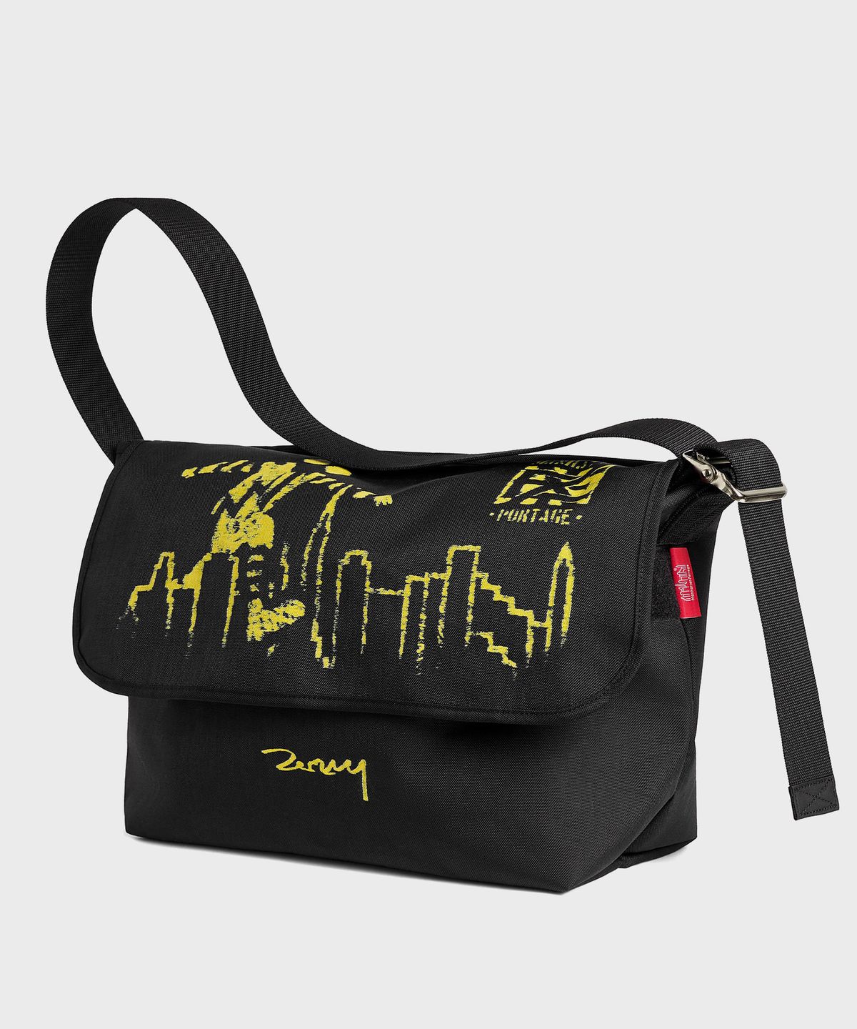 맨하탄 포티지(MANHATTAN PORTAGE) X DOEZNY 1607V 빈티지 메신저백 L BLACK