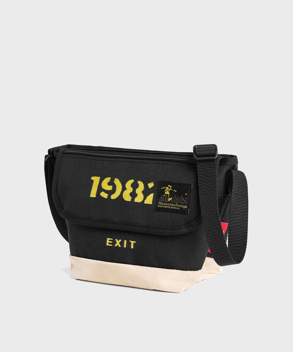 맨하탄 포티지(MANHATTAN PORTAGE) X DOEZNY 1603 미니 NY 메신저백 BLACK