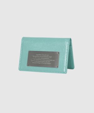 보네르 탄생석 각인 명함 카드지갑-mint