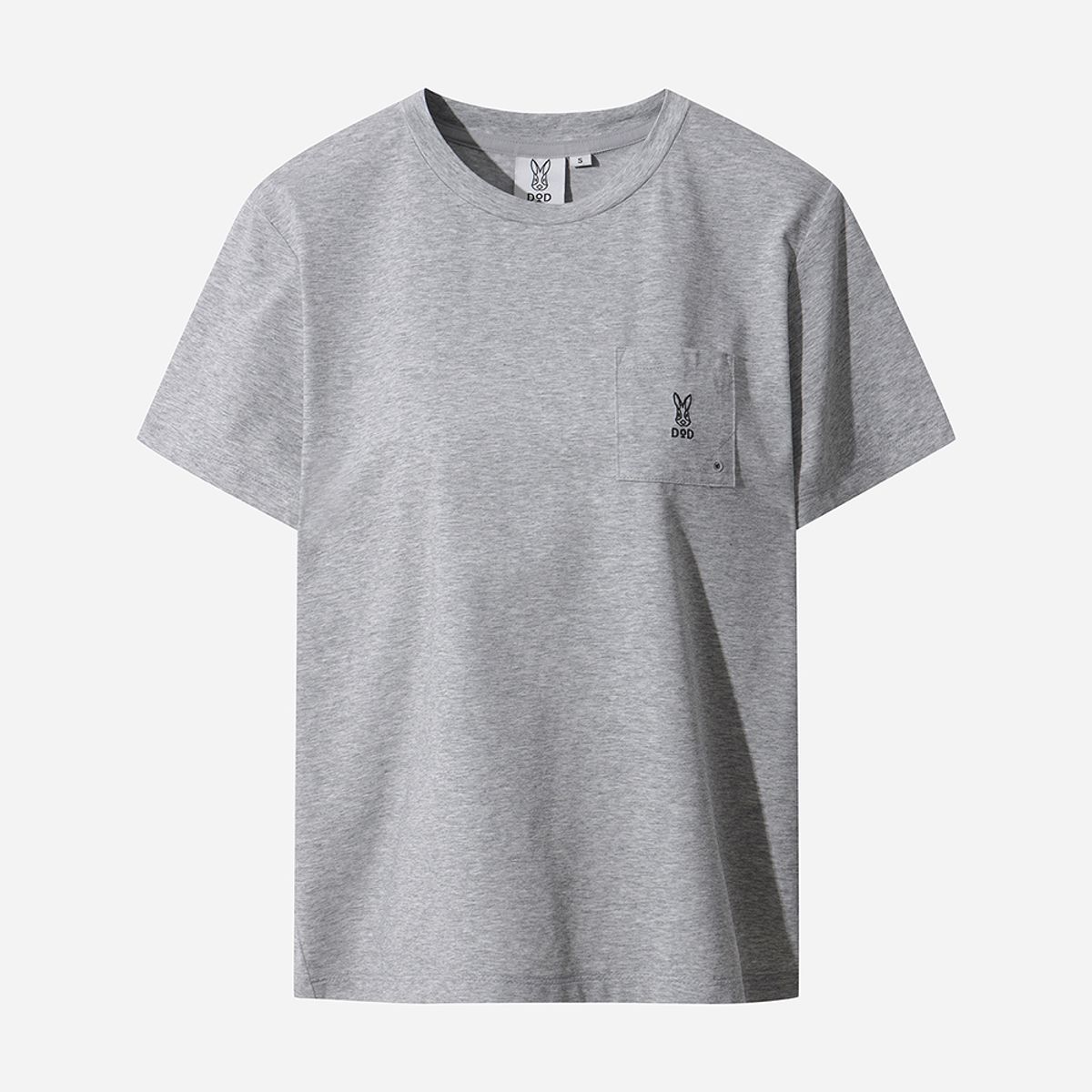 디오디(DOD) 소로나 포켓 반팔 티셔츠 여자(MELANGE GREY STANDARD)