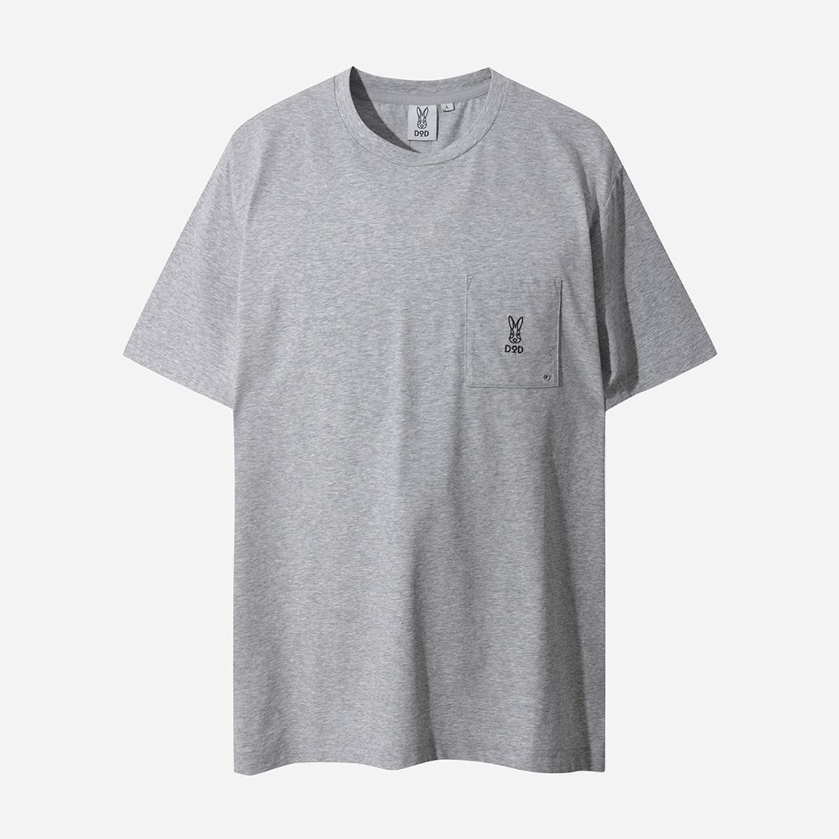 디오디(DOD) 소로나 포켓 반팔 티셔츠 남자(MELANGE GREY STANDARD)