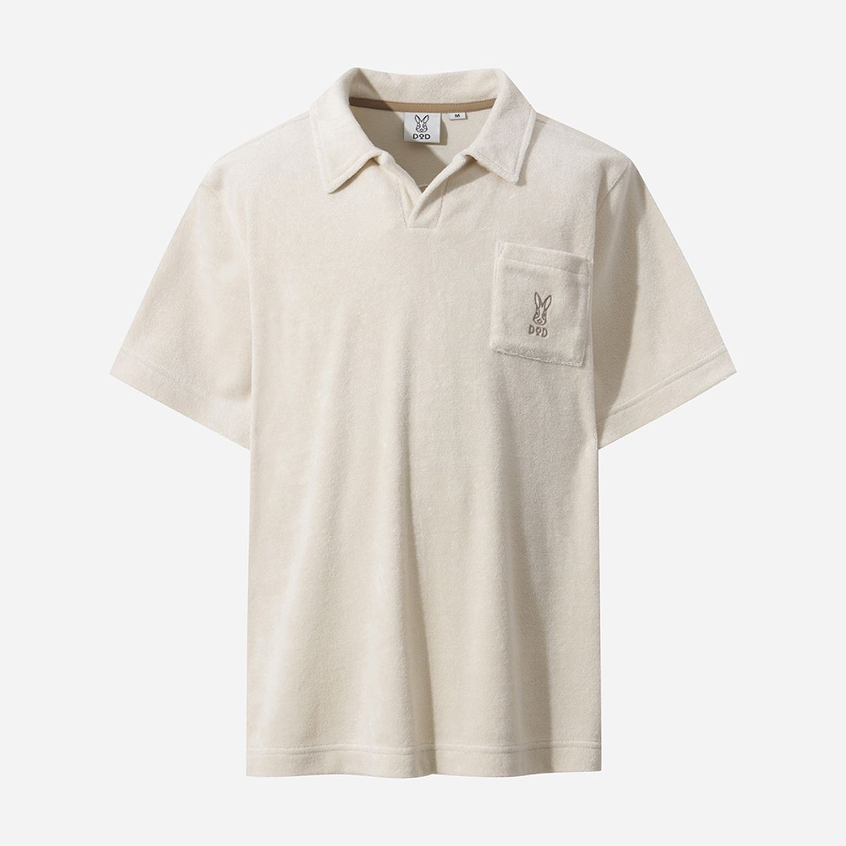 디오디(DOD) 테리업 카라 티셔츠 남자(IVORY)