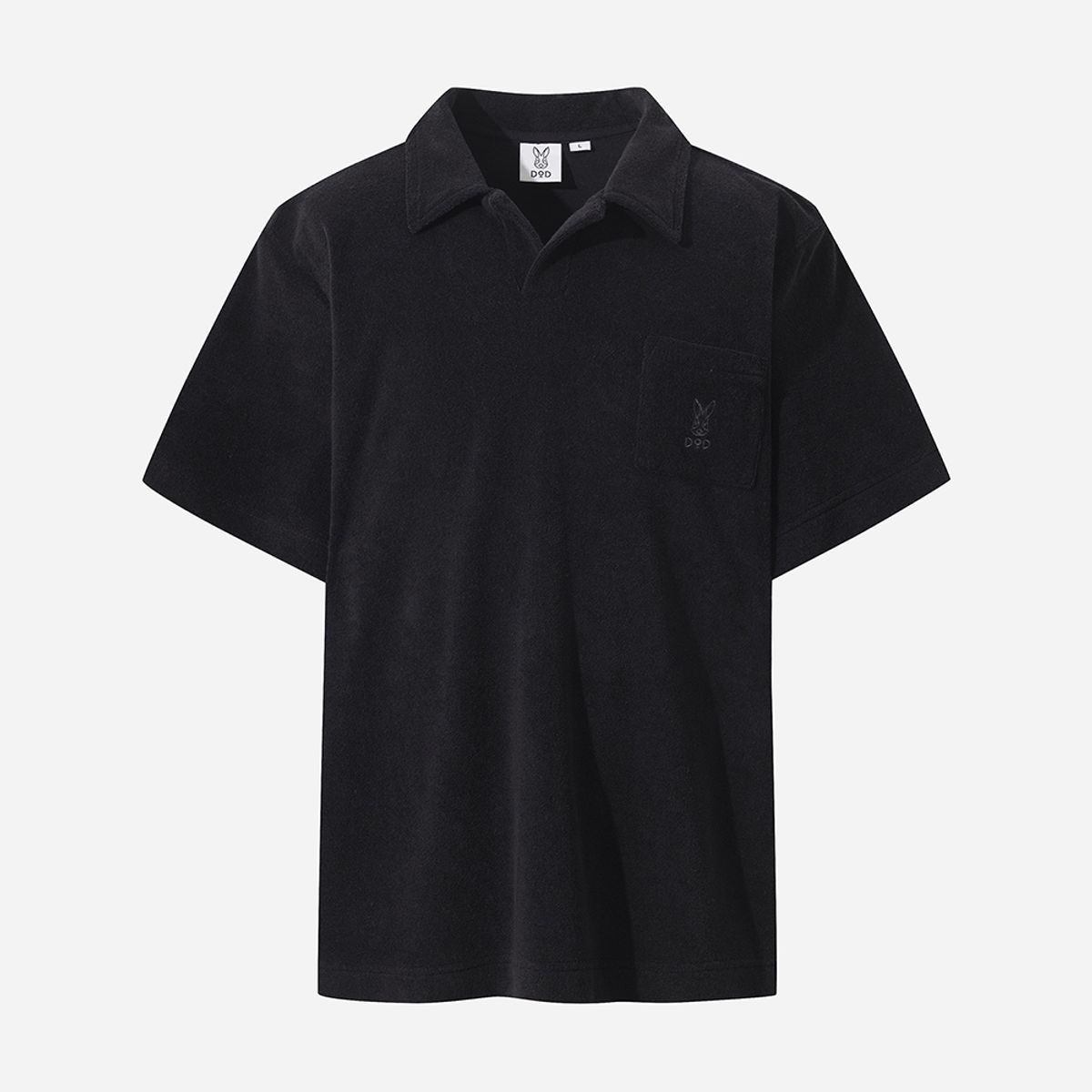 디오디(DOD) 테리업 카라 티셔츠 남자(BLACK)