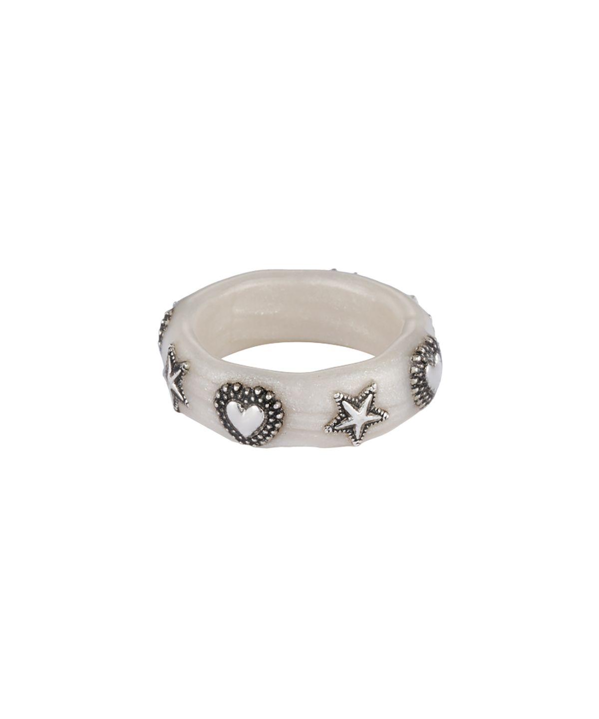 엔프프(NFF) vintage puff ring-white
