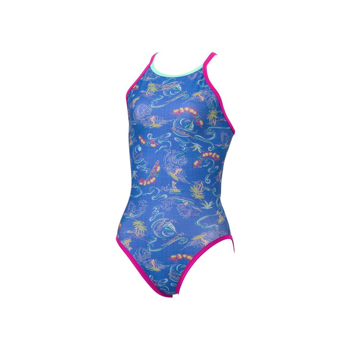 스피도(SPEEDO) 썬온더씨 원피스 턴스(STW02505BL)