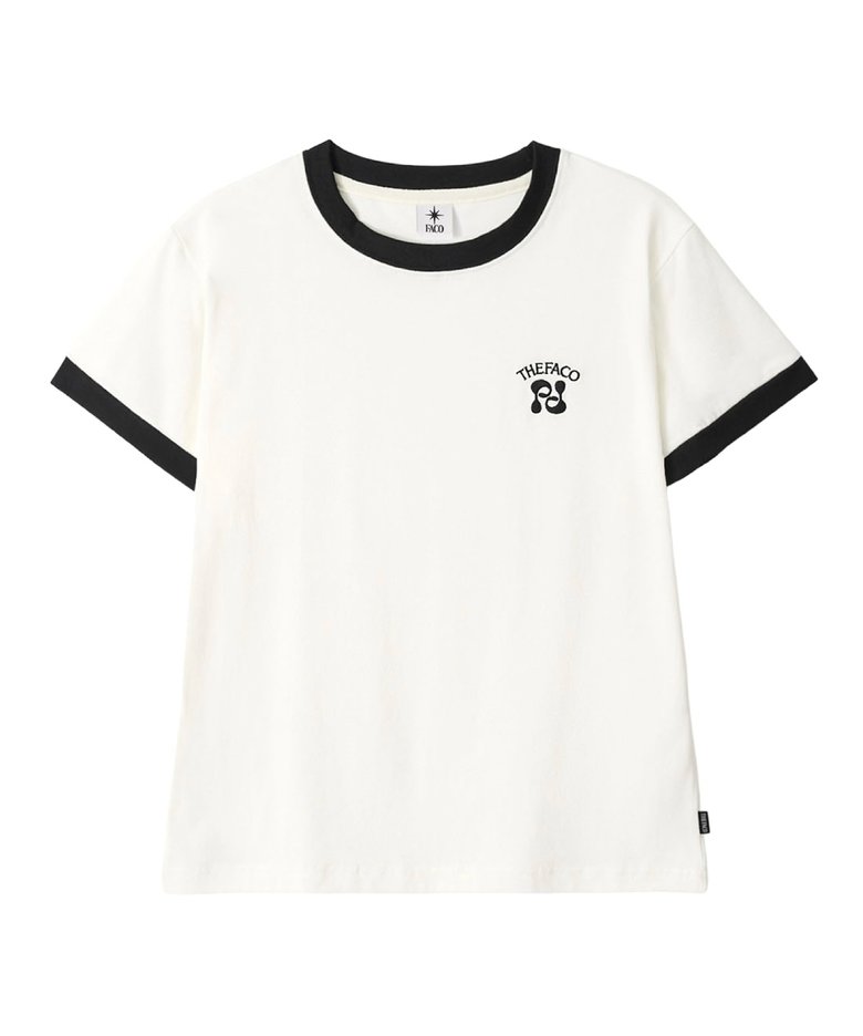 CORE LOGO RINGER TEE IVORY