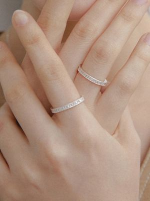 [SILVER925]crystal round ring