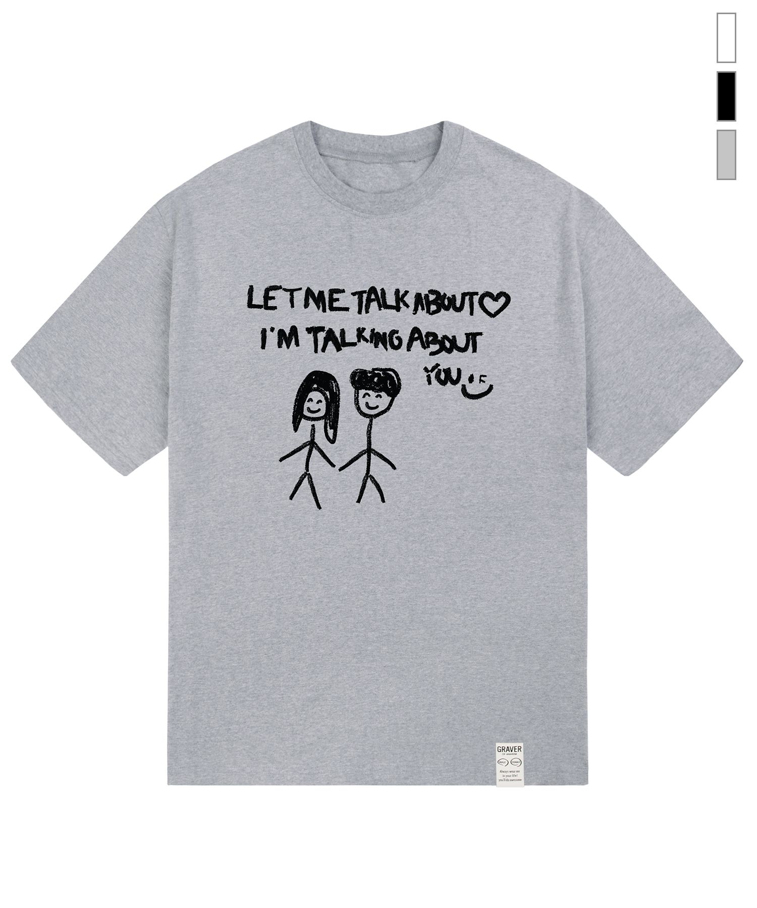 【GRAVER】DOODLE ABOUT YOU 半袖T 3COLOR MUSINSA公式 | GRAVER [UNISEX]DOODLE ABOUT YOU Short-sleeved