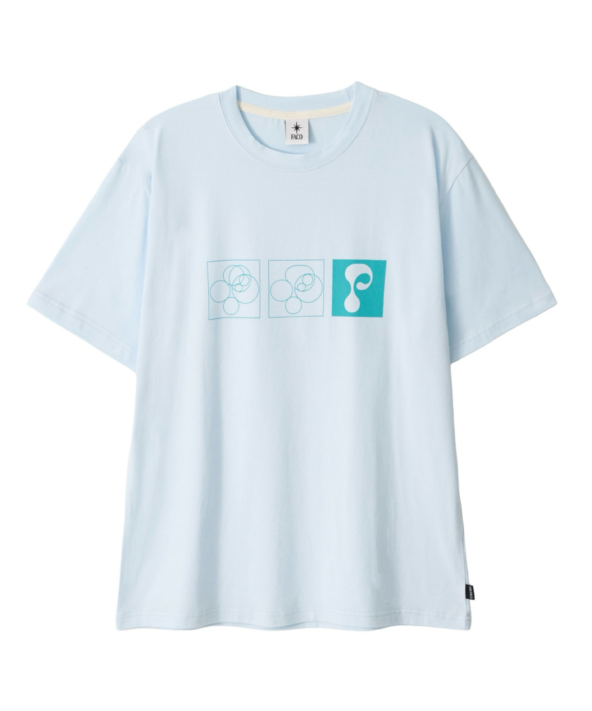 더파코(THE FACO) CORE SEQUENCE TEE SKYBLUE