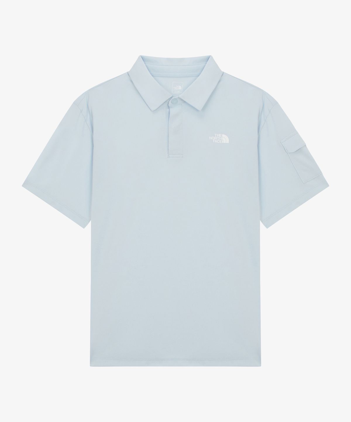 노스페이스(THE NORTH FACE) NT7PR09A 올데이 반팔 폴로 LIGHT_BLUE