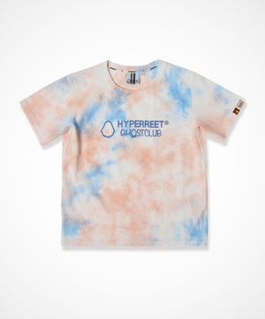 쿨코튼 물나염 그래픽 반팔티 [오로라]