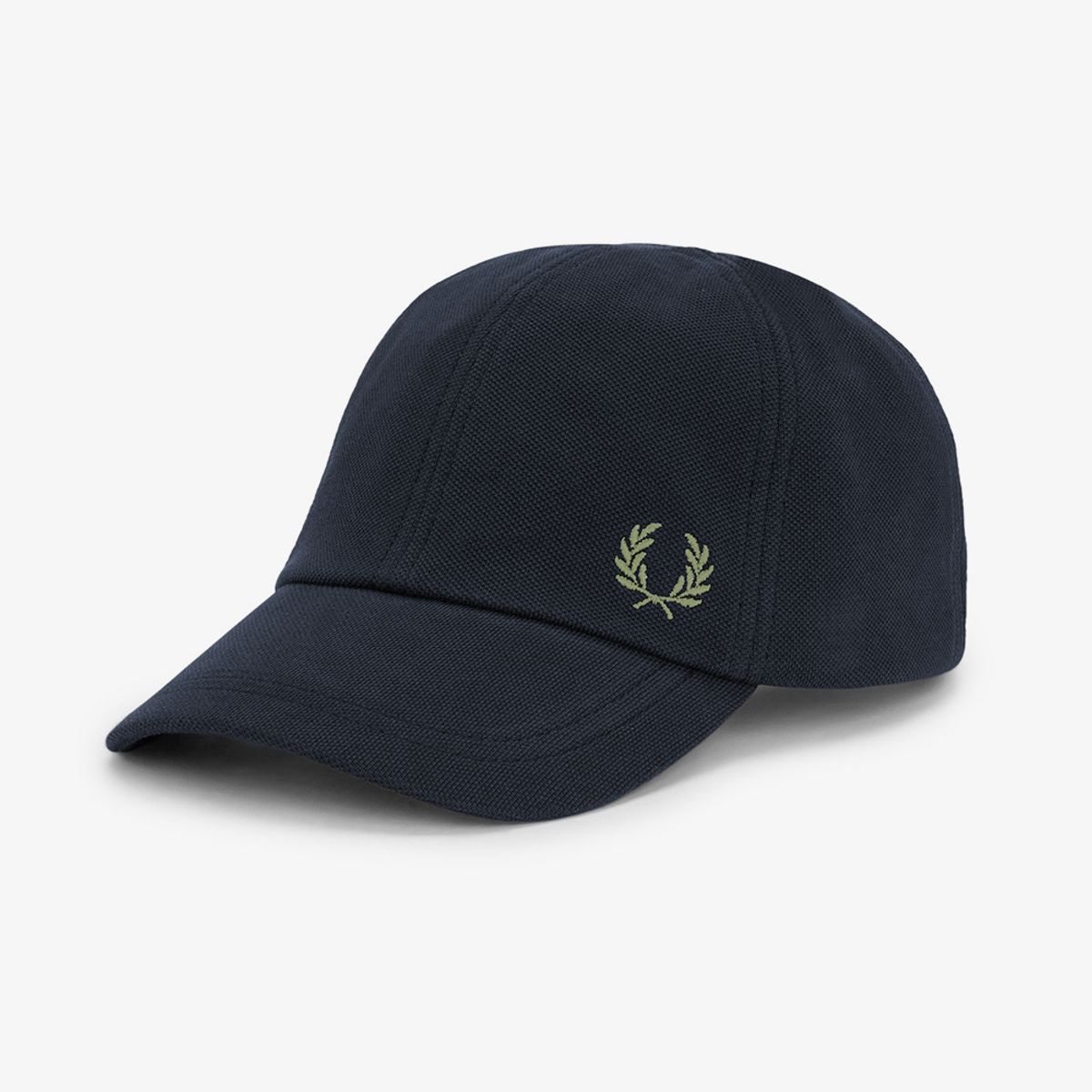 프레드페리(FRED PERRY) 피케 클래식 캡 - 블랙/코트 그린 CFPU2516726-Y43