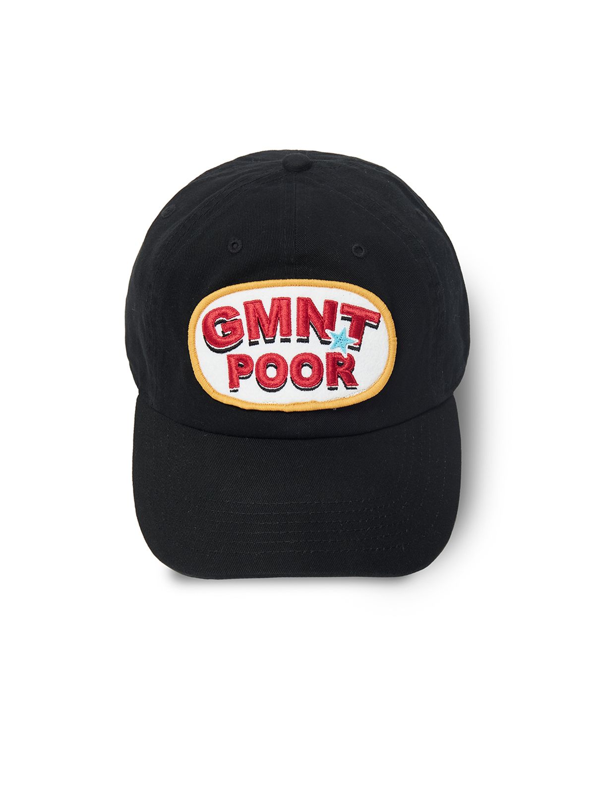 가먼츠팹(GARMENTS FAB) GMNT Poor Wappen Ballcap (BLACK)