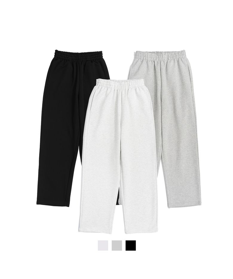[2PACK] BECANVAS STRAIGHT SEWATPANTS - 3COLOR