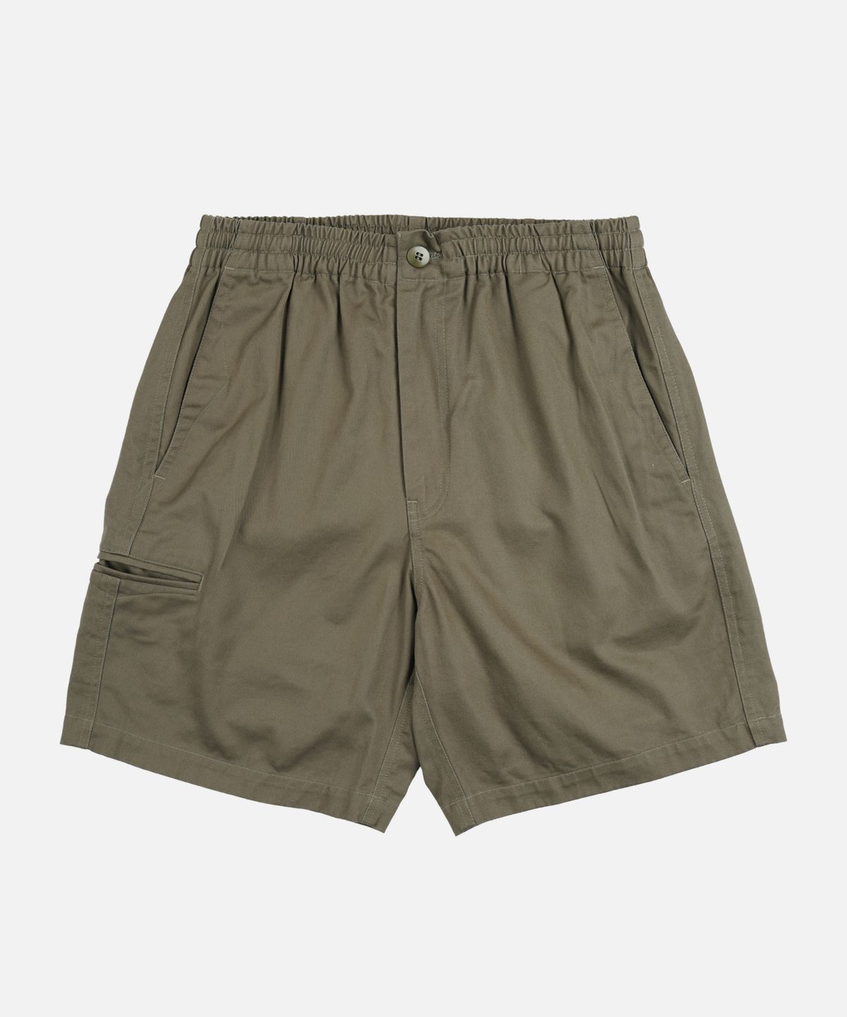프리즘웍스(FRIZMWORKS) WASHED OFFICER CHINO SHORTS _ MUD