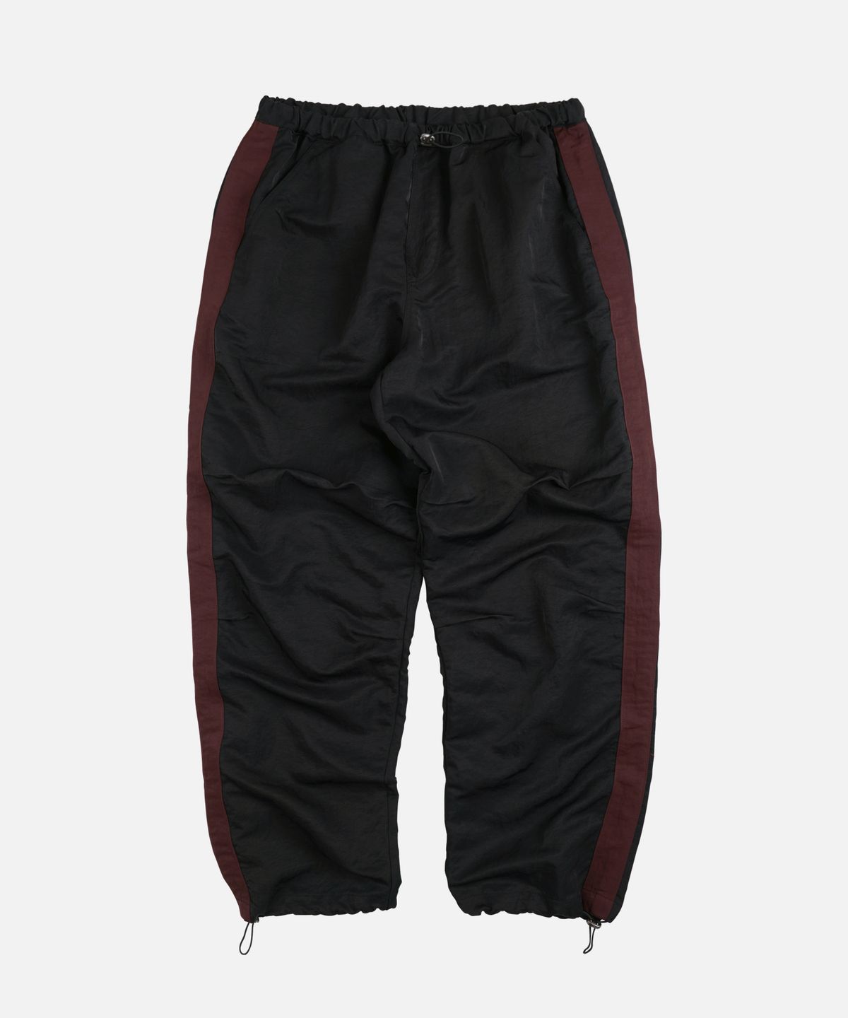 프리즘웍스(FRIZMWORKS) STRING NYLON TRACK PANTS _ BLACK