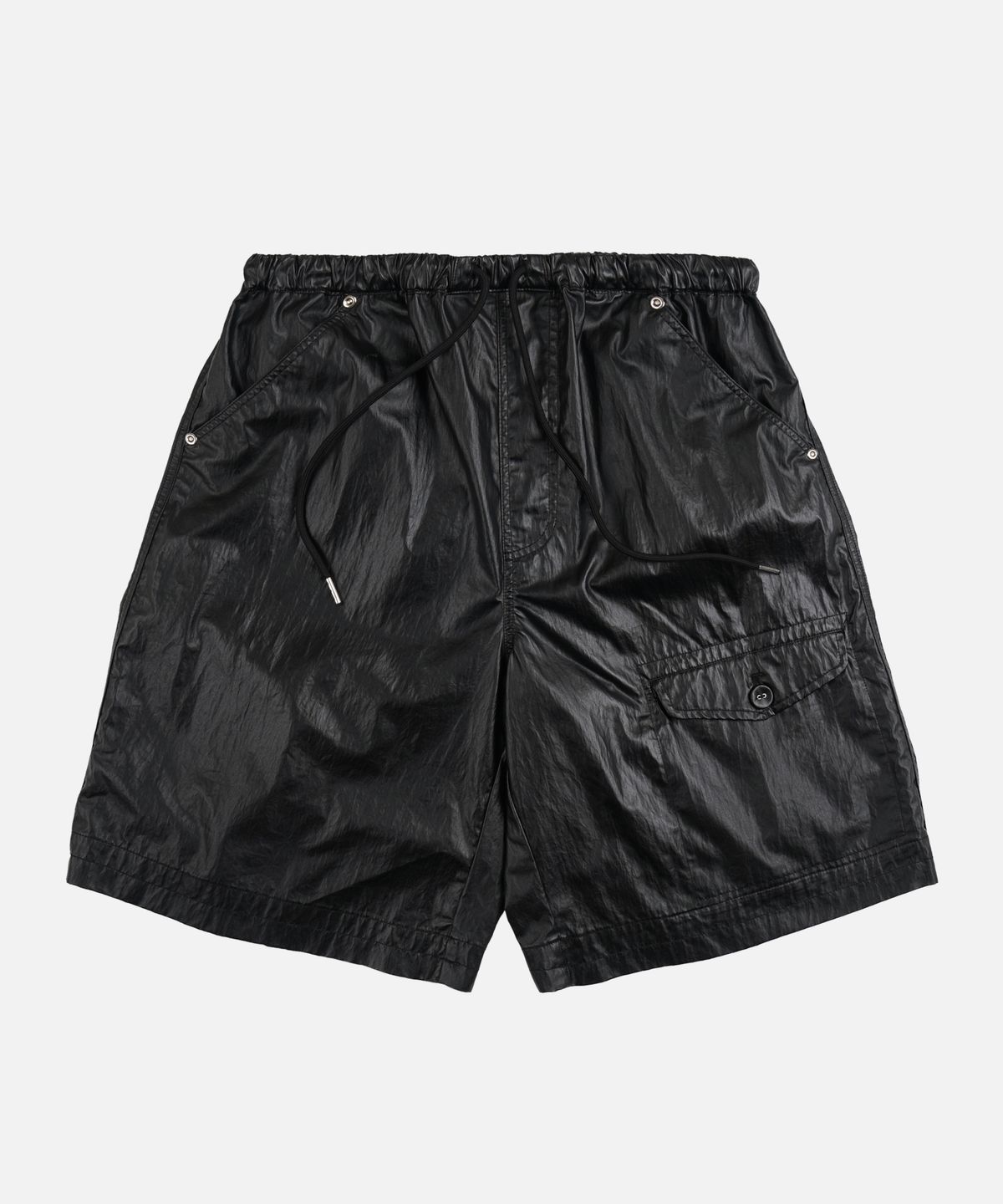 프리즘웍스(FRIZMWORKS) COATED CN SHORTS _ BLACK