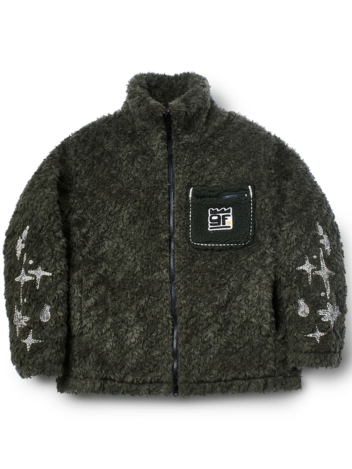 가먼츠팹(GARMENTS FAB) Heavy EMB Padded Fur Jacket (KHAKI)