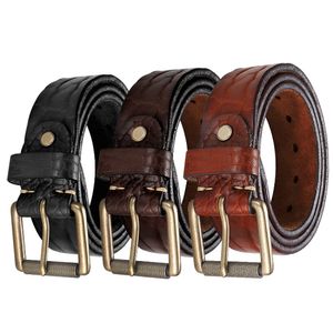 CRBT118 프리미엄 천연소가죽 남자 빈티지 벨트 허리띠