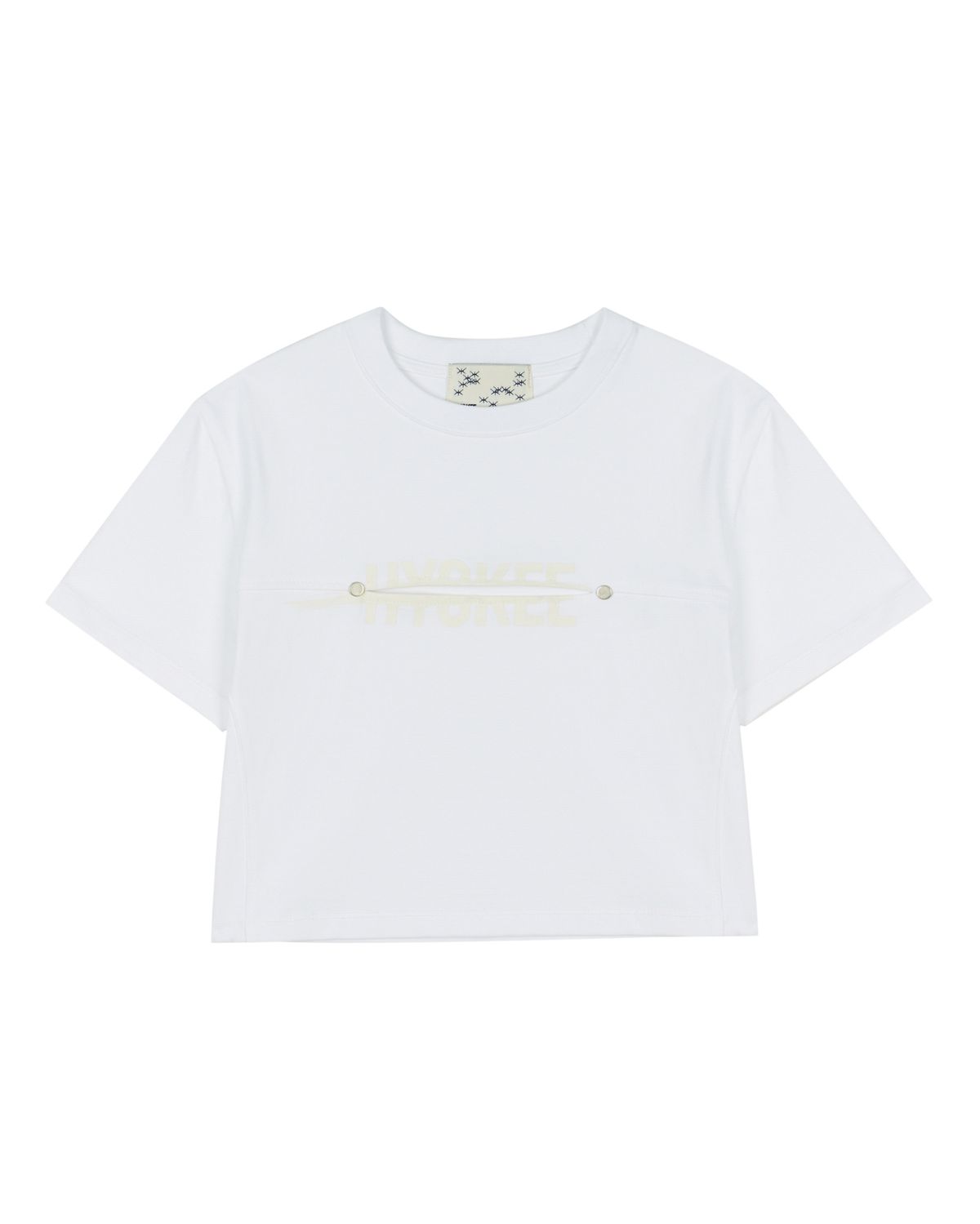 노 엑스트라 터치(NO EXTRA TOUCH) Lip Top (white) / 25SPTS004WH