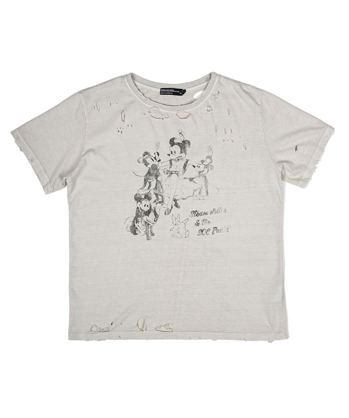 선데이오프클럽(SUNDAYOFFCLUB) SOC Punks Vintage Washed Short Sleeve - Washed Beige