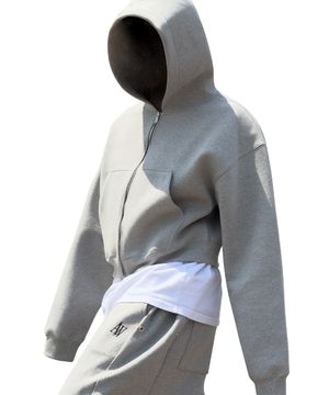 Edition7. 네오핏 크롭 후드집업 (3col)