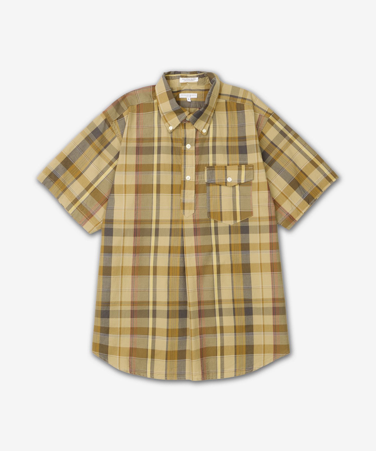 MUSINSA | ENGINEERED GARMENTS Popover BD Shirt - Olive / QT014ES066