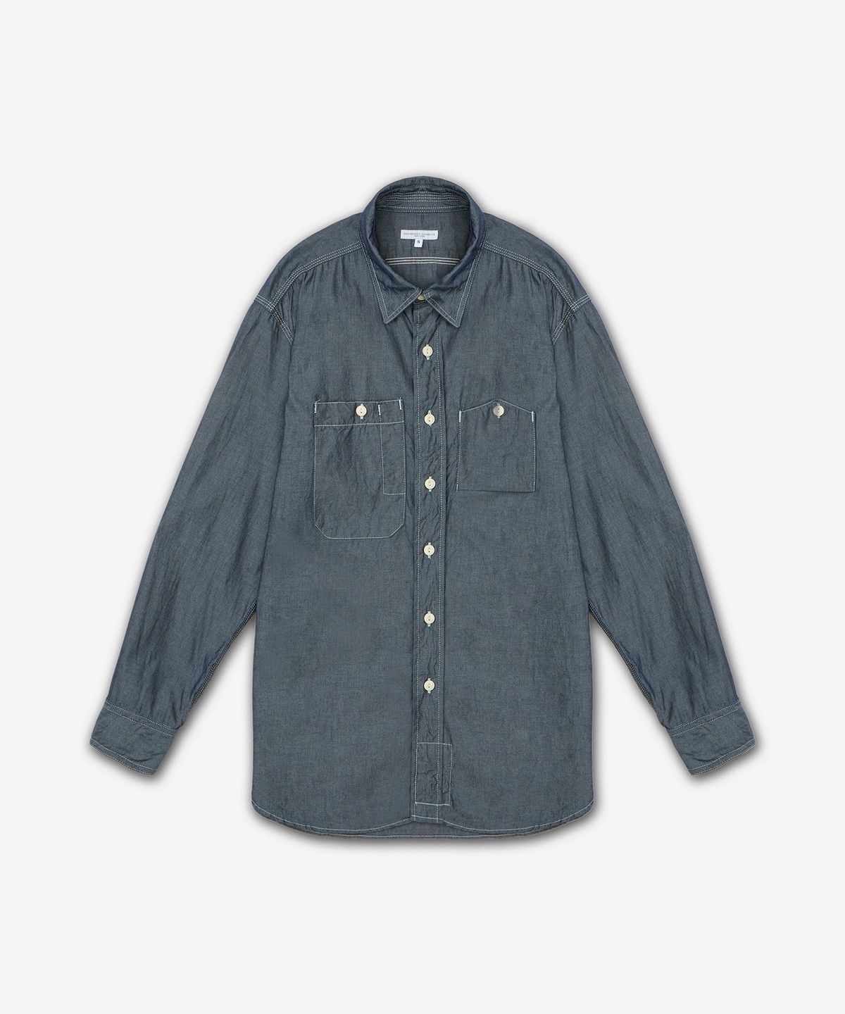 엔지니어드가먼츠(ENGINEERED GARMENTS) 워크 셔츠 - 인디고 코튼 샴베리 / QT023SD051