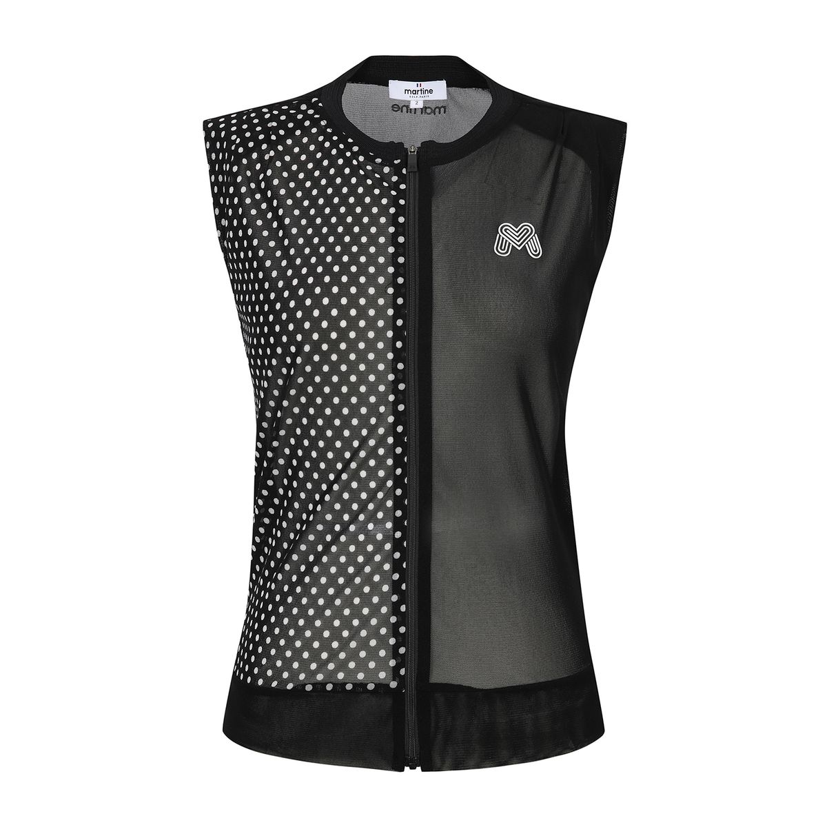 마틴골프(MARTINE GOLF) Half Dot Pattern Vest_BLACK
