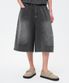 카펜터 데님 스웨트 버뮤다 쇼츠_그레이