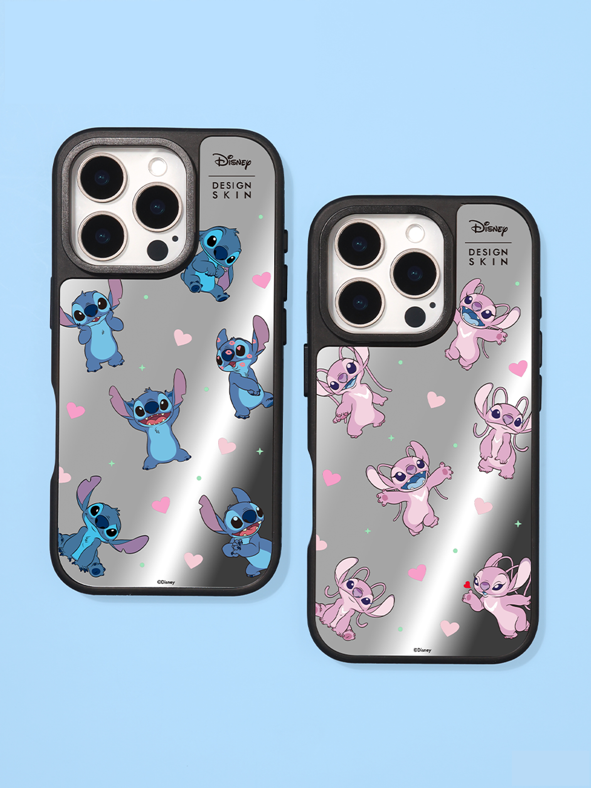 디자인스킨(DESIGNSKIN) 디즈니 미러 맥세이프 그래픽 케이스_스티치