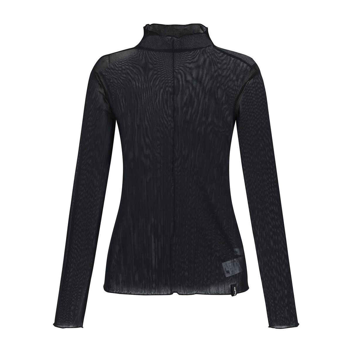 마틴골프(MARTINE GOLF) Long-sleeve High neck Crinkle T-shirt_BLACK