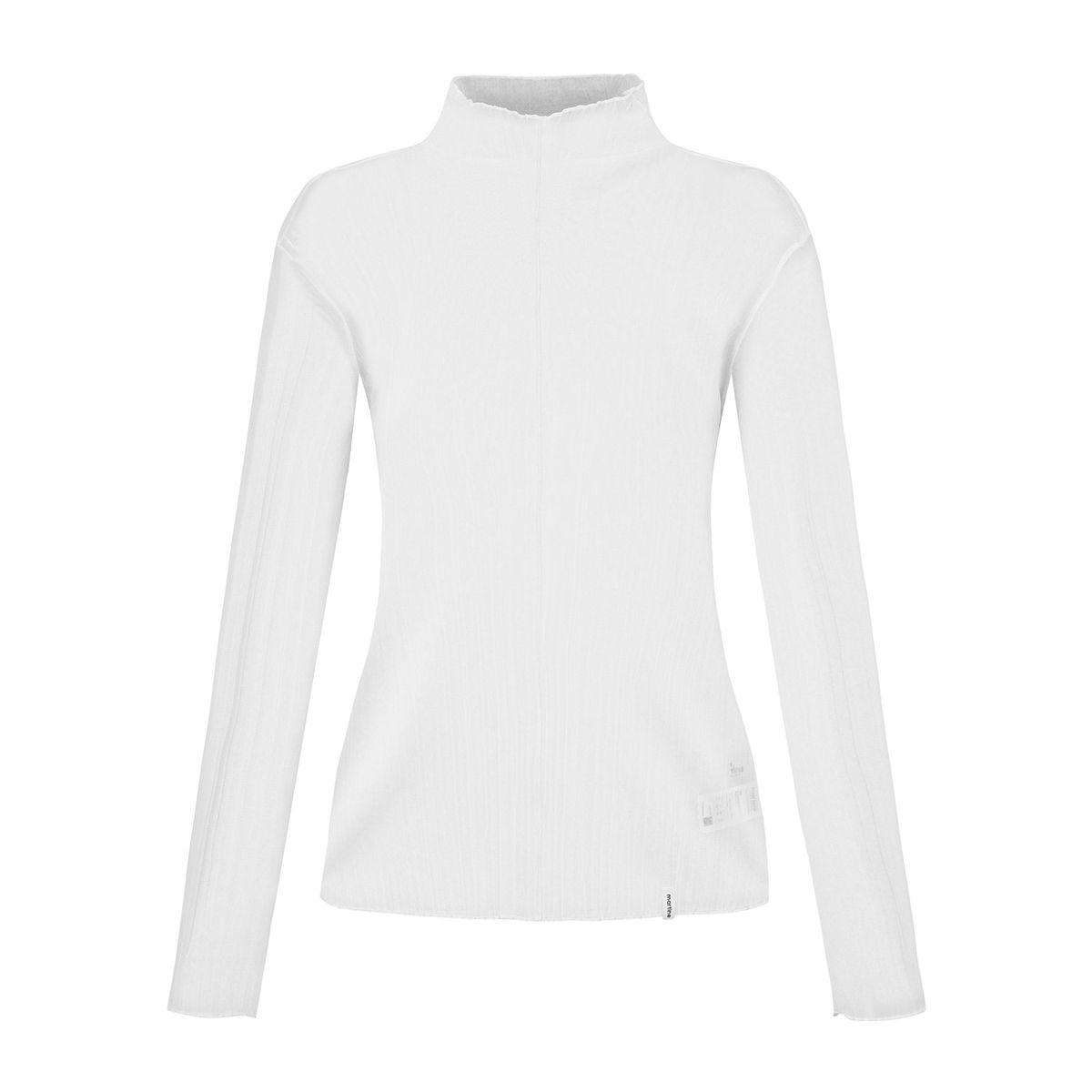 마틴골프(MARTINE GOLF) Long-sleeve High neck Crinkle T-shirt_OFF-WHITE