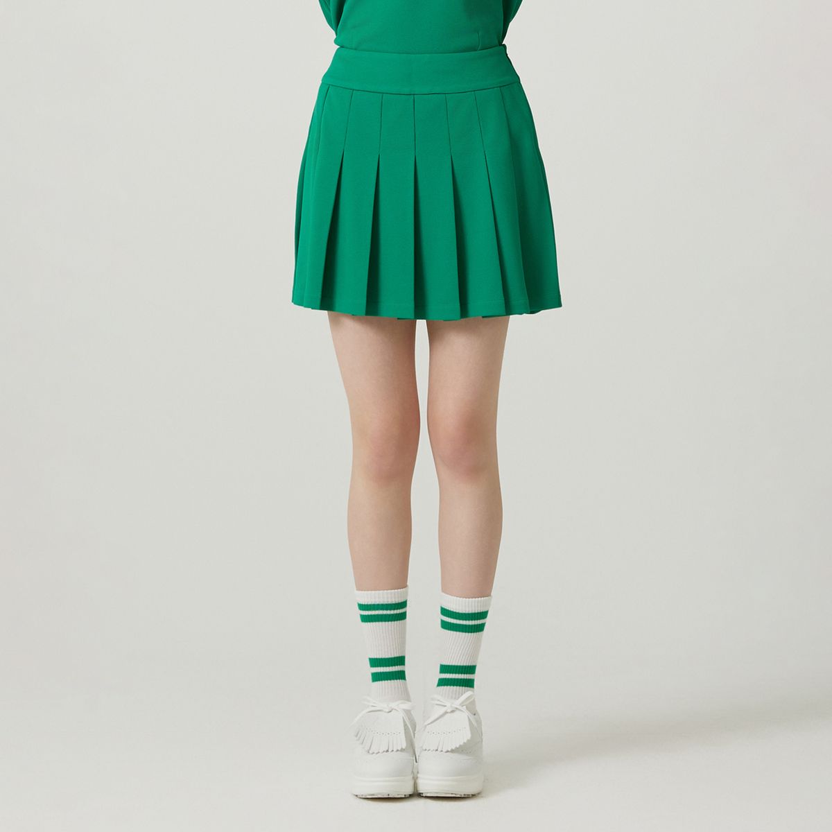 마틴골프(MARTINE GOLF) Back Logo Pleats Culotte_GREEN