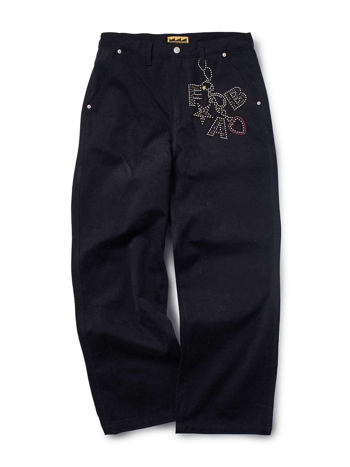 가먼츠팹(GARMENTS FAB) Hot Fix Keyring Pants (BLACK)