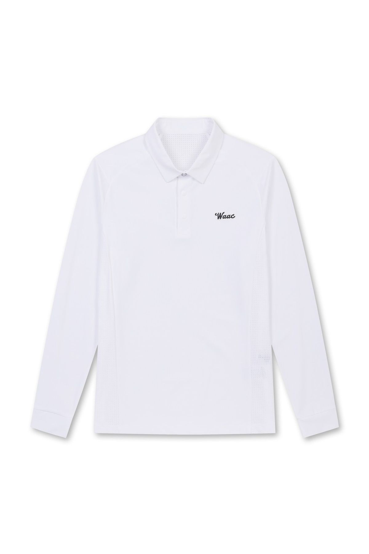 왁(WAAC) WAAC Men Logo Basic Cool LS Polo_WMTBM25203WHX