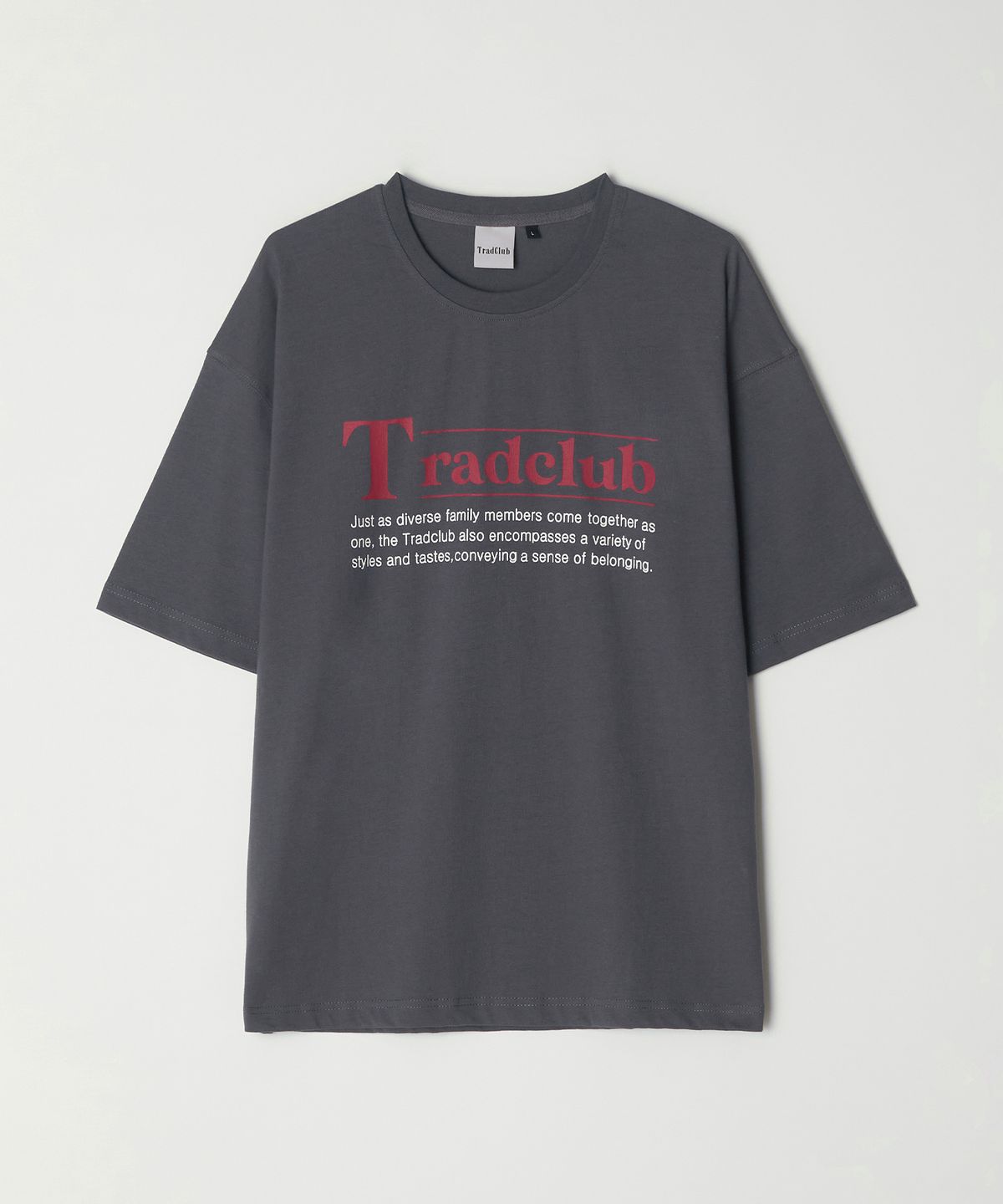 트래드클럽(TRADCLUB) 트래드클럽 레터링 반팔티 3컬러