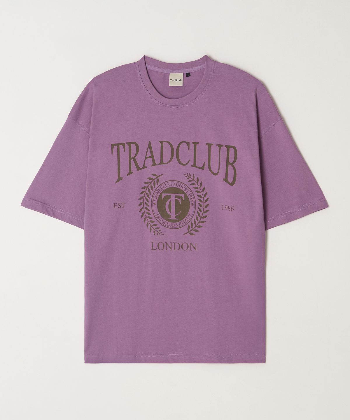 트래드클럽(TRADCLUB) 25 트래드클럽 어센틱 그래픽 반팔 티셔츠 핑크