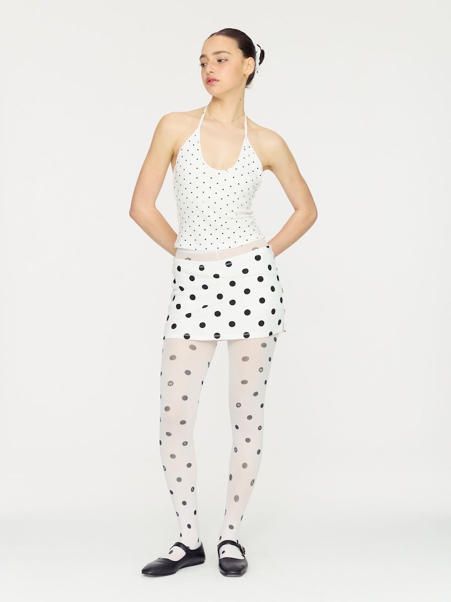 ★GLOWNY★RACHITA MESH TIGHTS (DOTTY PEARL)★正規品/直送料込 MUSINSA公式 | GLOWNY RACHITA MESH TIGHTS (5 Colors)