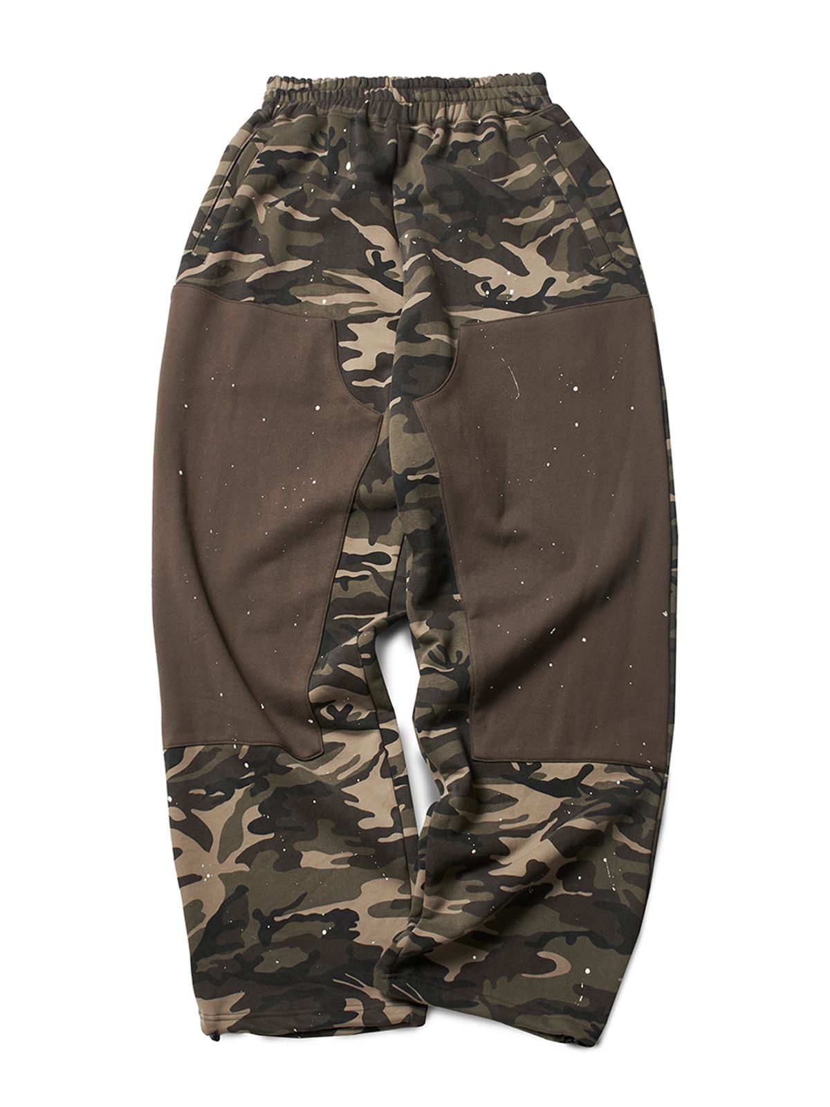 가먼츠팹(GARMENTS FAB) Camo Carpenter Painted Sweatpants (BROWN)