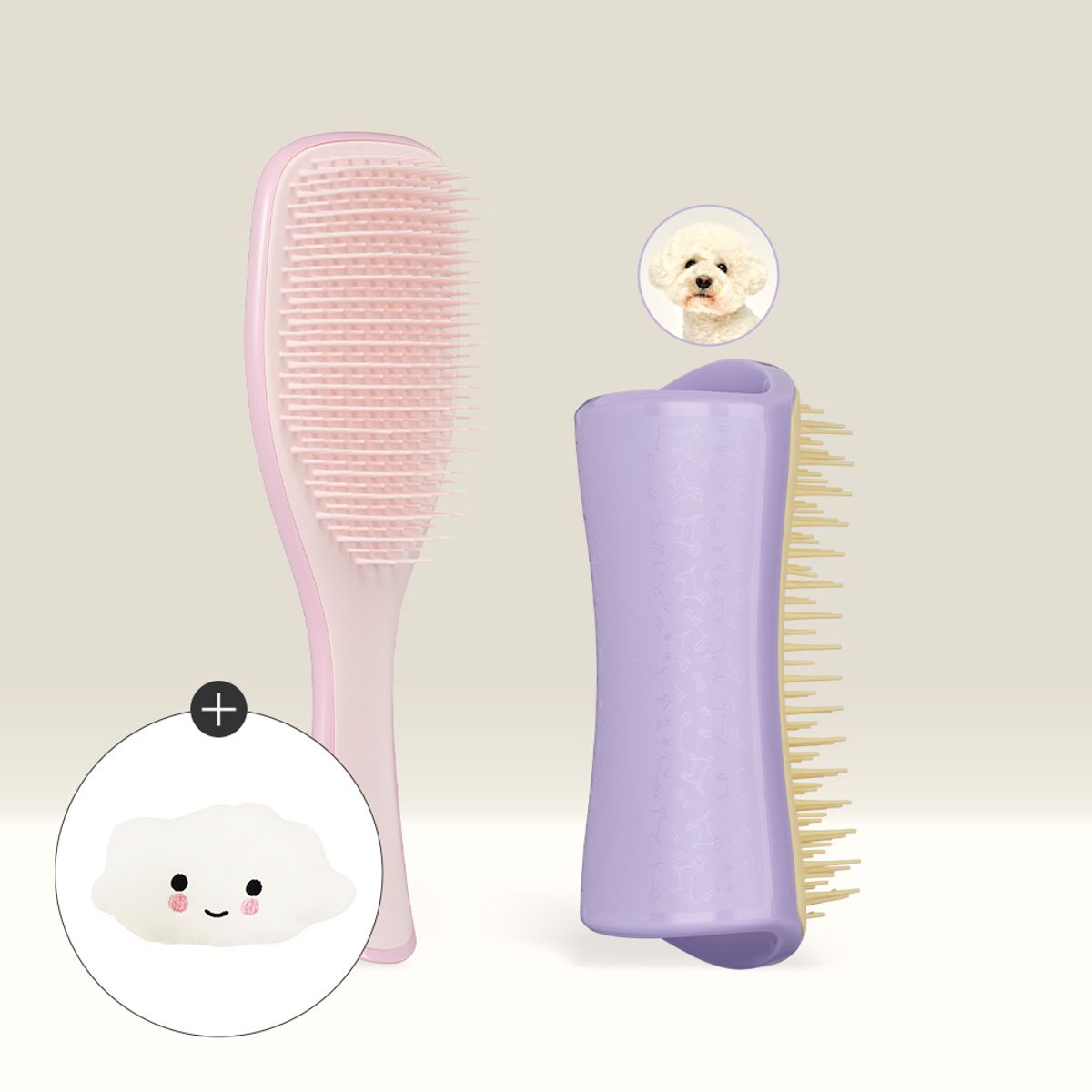 탱글티저(TANGLE TEEZER) [퍼피&캣 공용]탱글티저x펫티저 케어 컴패니언 세트