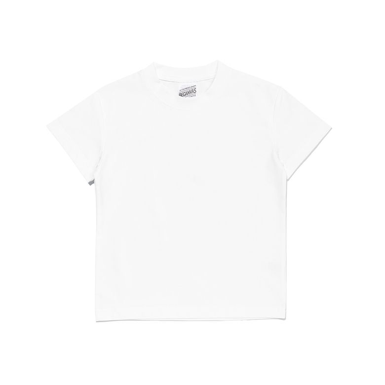 [KIDS] COTTON TOUCH FUNCTIONALITY ROUND SHORTSLEEVE (WHITE)