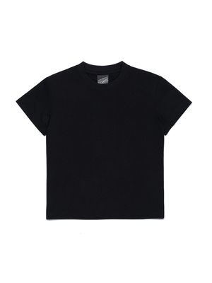 [KIDS] COTTON TOUCH FUNCTIONALITY ROUND SHORTSLEEVE (BLACK)