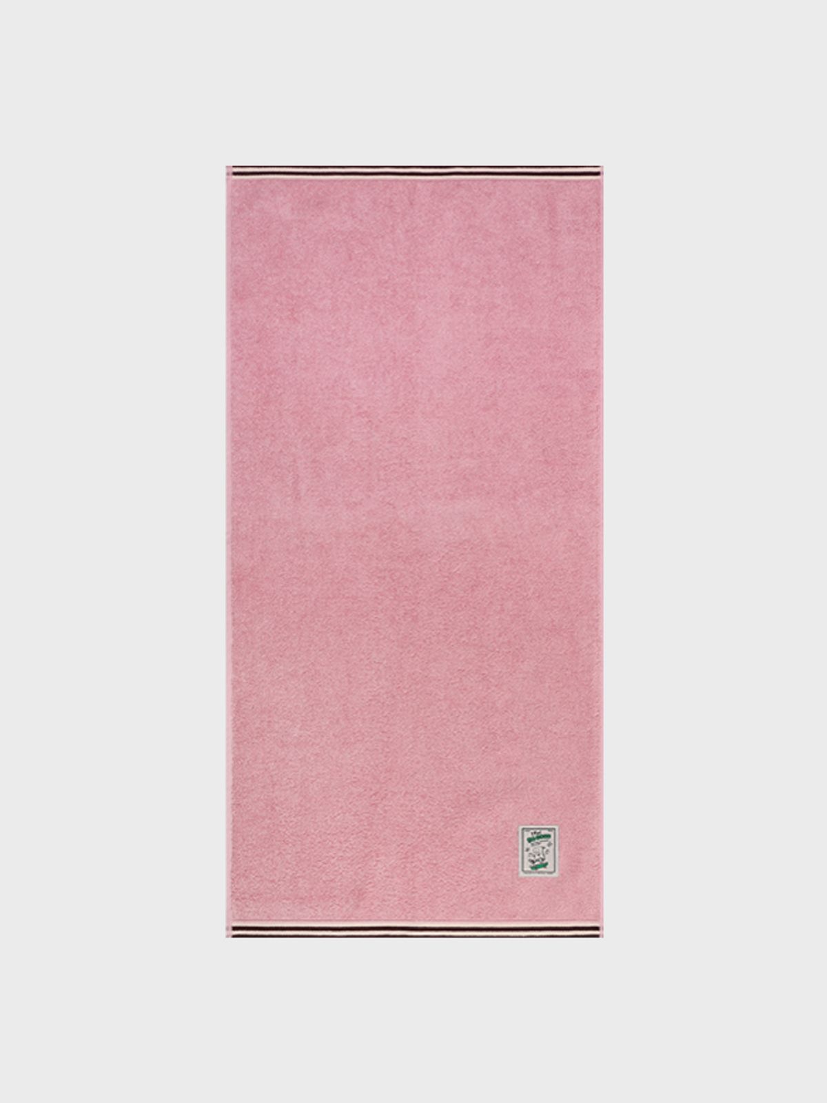 타올쿤(TOWELKUN) 페이스타월 라인보더 - 핑크 (1P)