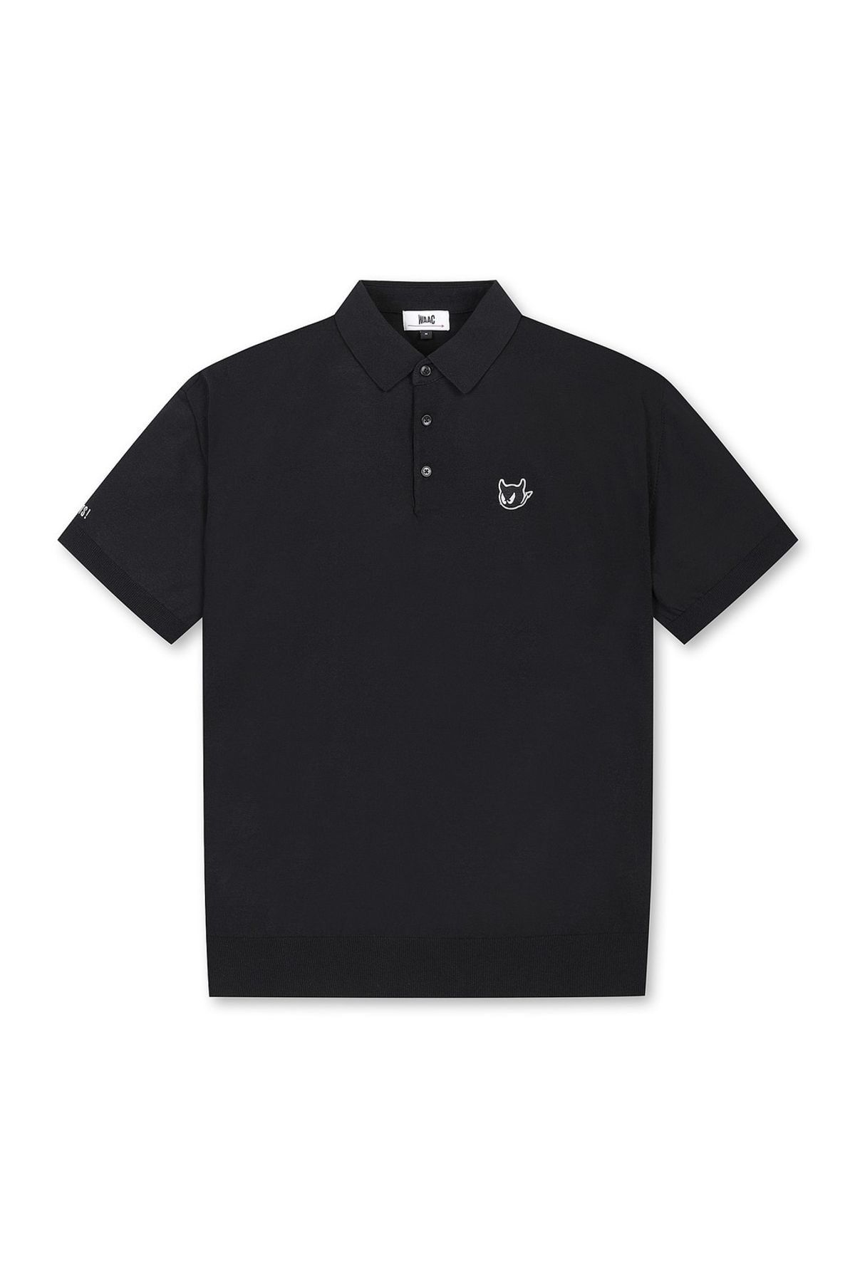 왁(WAAC) Men Essential Knit Polo_WMWAM25901BKX