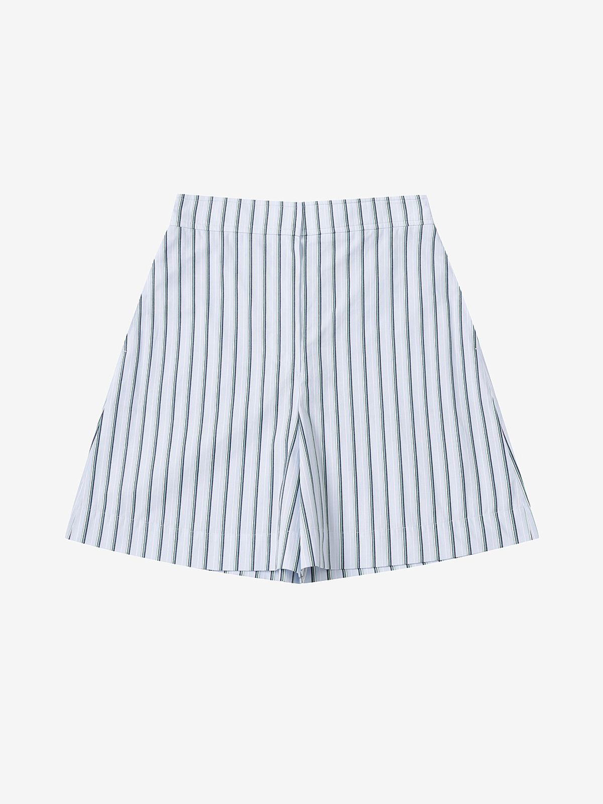 엘유브이엠(LUVM) BACK LETTERING SHORTS_STRIPED FABRIC