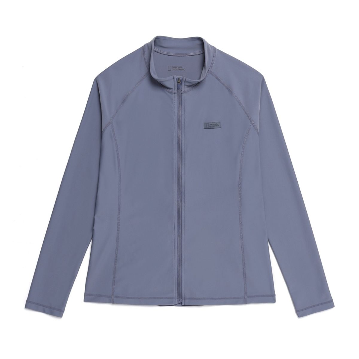 내셔널지오그래픽(NATIONALGEOGRAPHIC) N252WRG410 여성 베이직 집업 래쉬가드 BLUE GREY